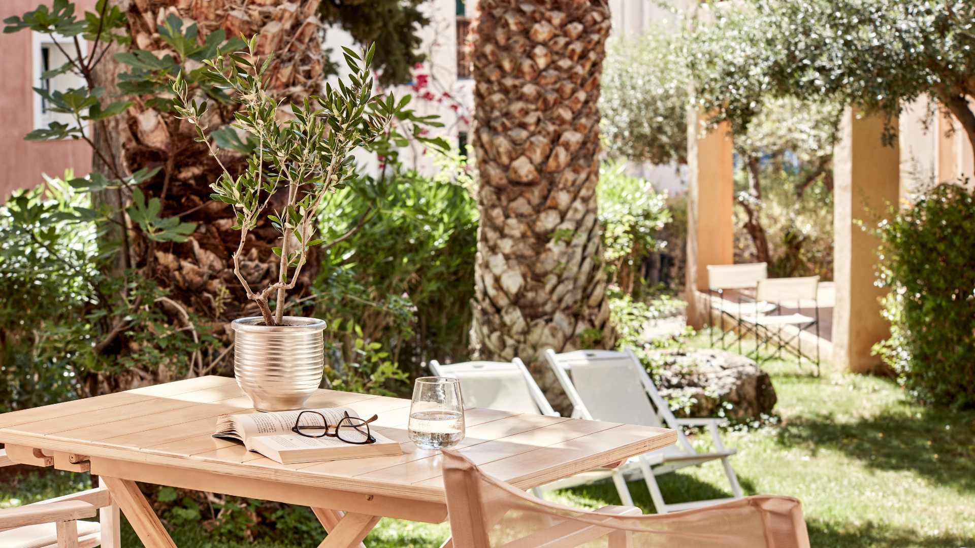 One Bedroom Family Apartment with Garden_Outdoor Area_ Family Apartments in Agios Nikolaos